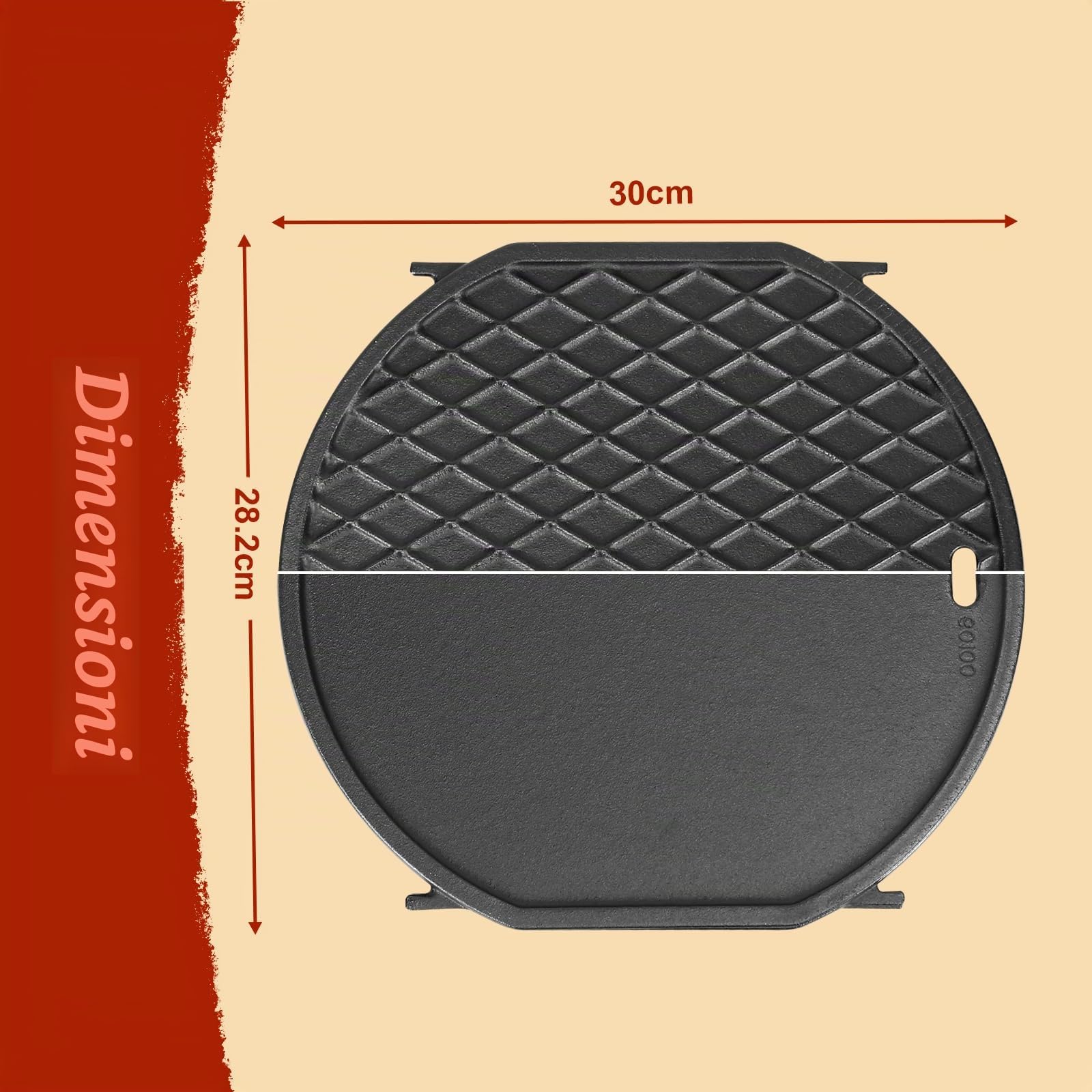 Denmay Piastra in ghisa per barbecue Weber Gourmet BBQ System, in ghisa di ricambio per Weber GS4 Spirit II 200/300, Griddle Plancha accessori per Genesis II E-310, LX S-440
