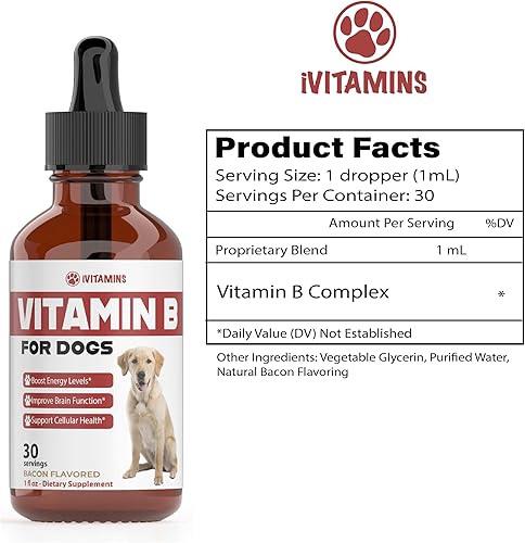 Miniatura 2 de Vitamina B para perros  Complejo de vitamina B para perros  Vitamina B12 para perros  Vitaminas para perros  Vitaminas B12 para perros  Suplementos