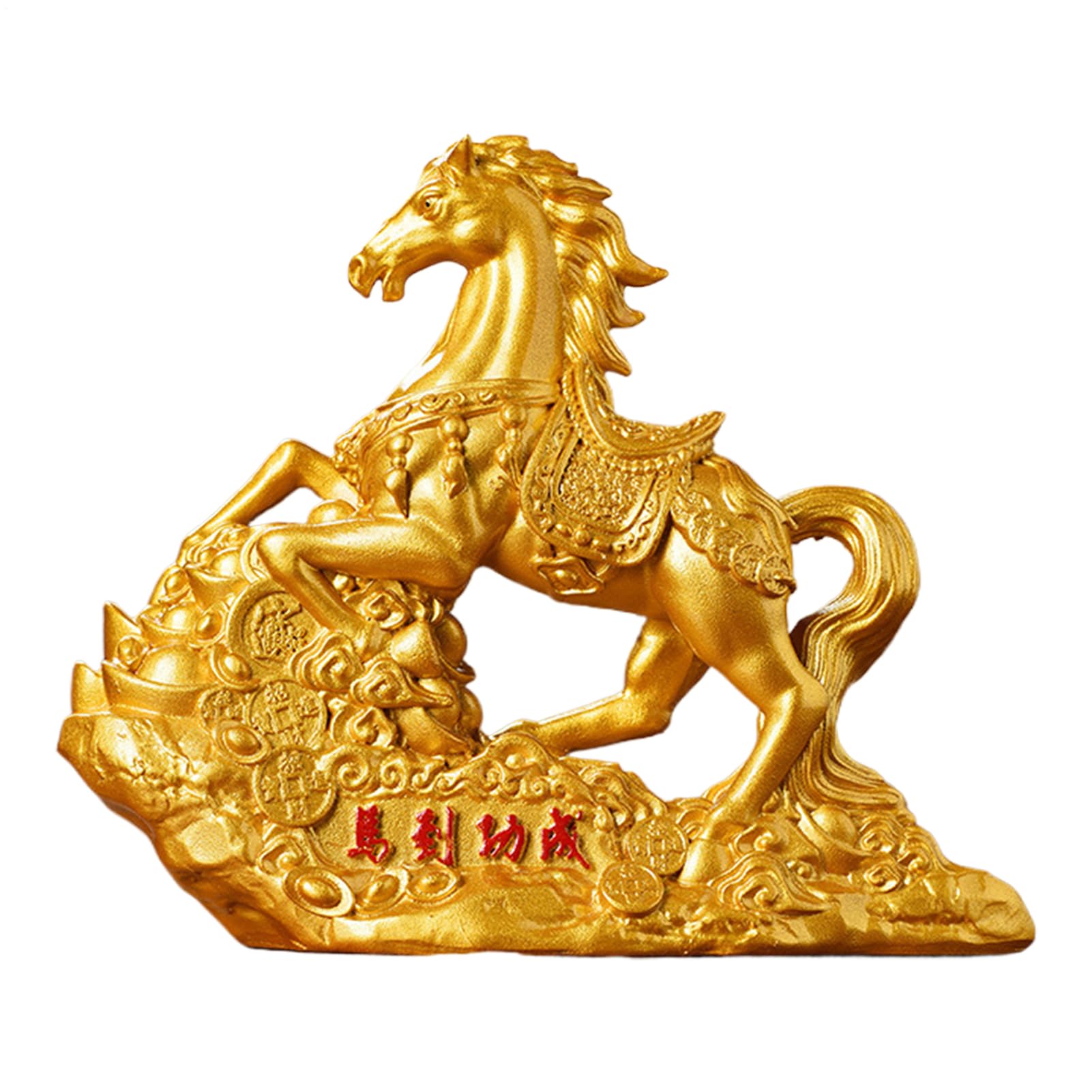 Figurine de l'année du cheval pour décoration de table basse de salon