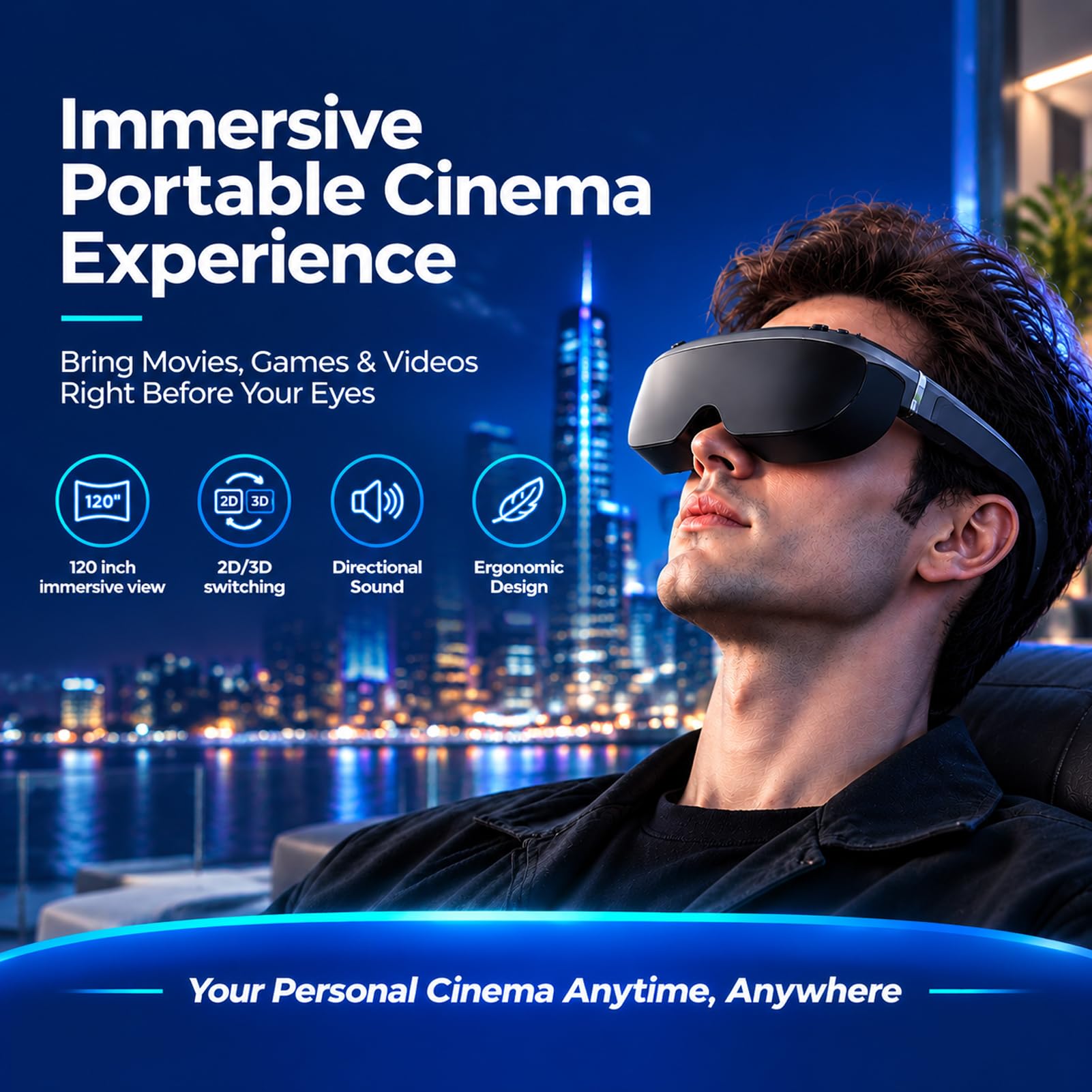 Gafas VR, Ergonomía, 2D 3D, Controlador