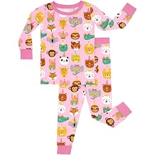 Little Sleepies Two-Piece Pajama Set, Viscose from Bamboo, Toddler Kids PJs | Long sleeve & pants, family matching, eczema-friendly, hypoallergenic, tagless, easy potty training, fits 3x longer, 12M-16Y