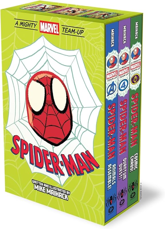 Spider-Man: A Mighty Marvel Team-Up 3-Book Box Set: 3 Original Graphic Novels: Animals Assemble!, Quantum Quest!, Cosmic Chaos!