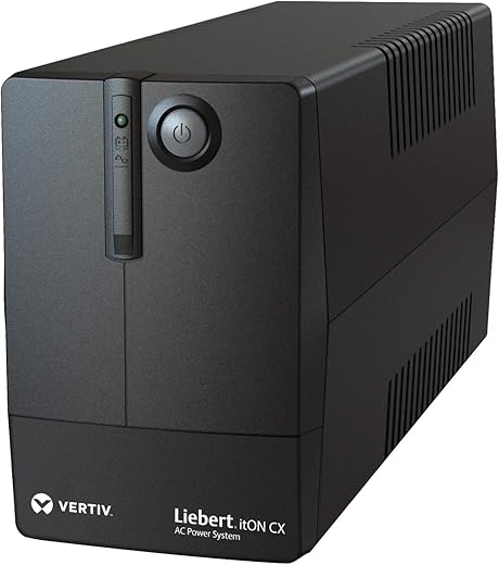 VERTIV Liebert ITON CX 1000VA /600W, 230V UPS, an Effective Power Backup for Home Office, Desktop PC & Your WiFi Router