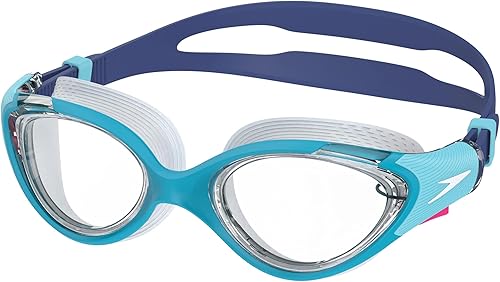 Miniatura 13 de Speedo Women's Swim Goggle Biofuse 2.0 Transparente/Blanco/Azul Marino/Transparente,Azul Marino/Pavo Real/Rosa Divertido,Azul marino/Especias de