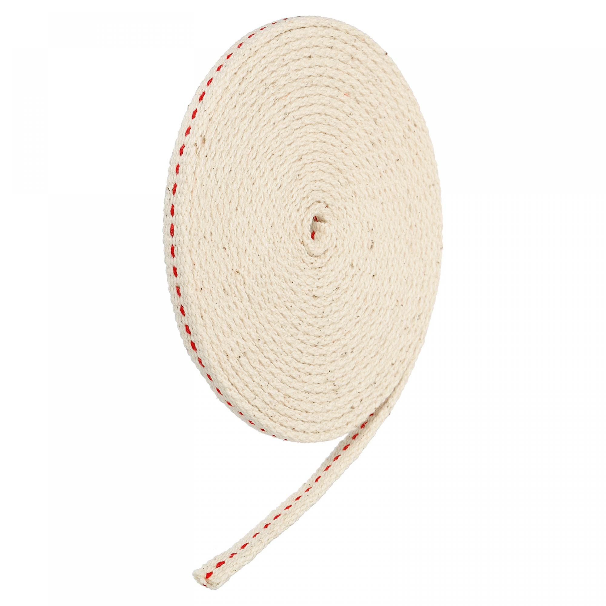Stoppino Cotone Per Lampade Olio - 3.5 Metri Largo 1.5 Cm Illuminazione
