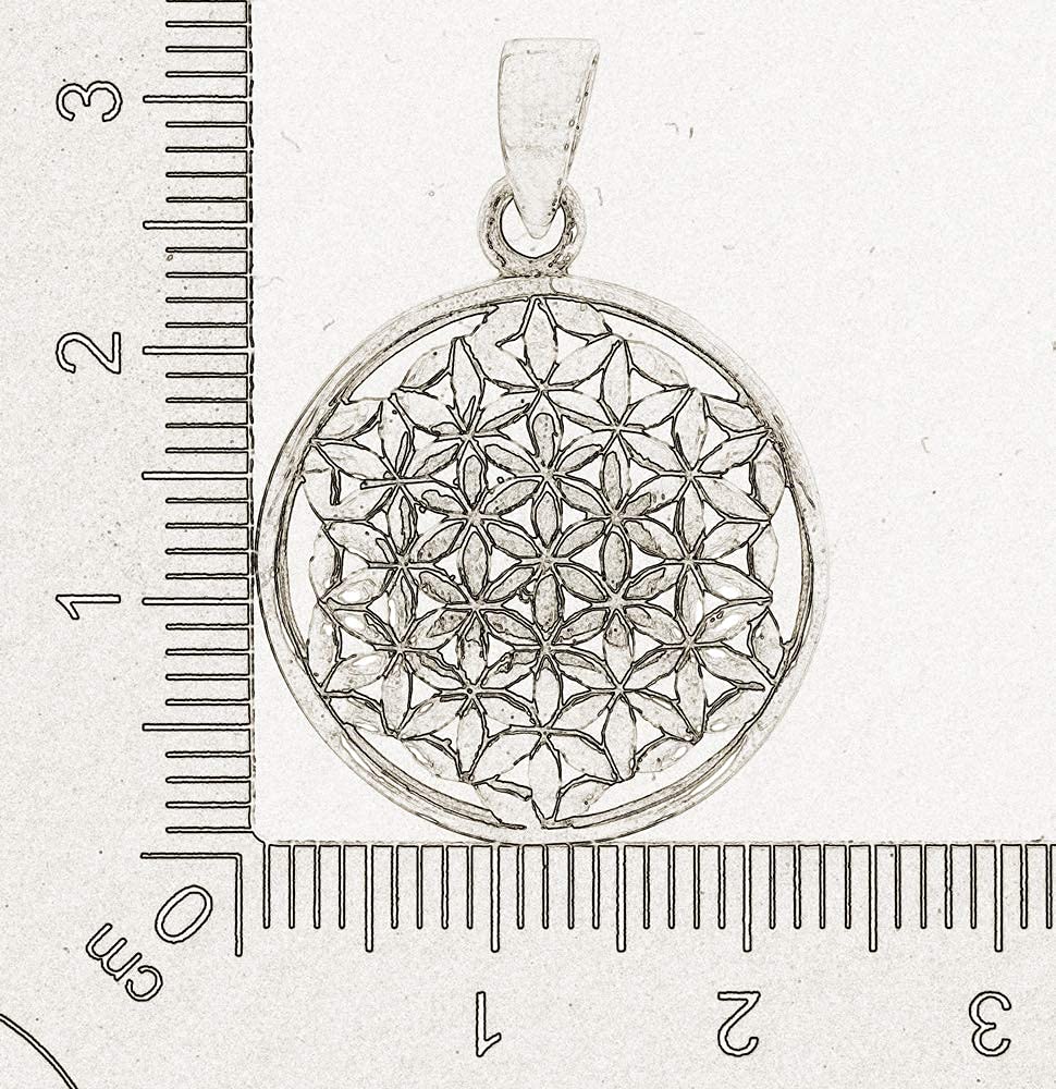 AFP Anhänger Blume des Lebens 925 Sterling Silber AS-375