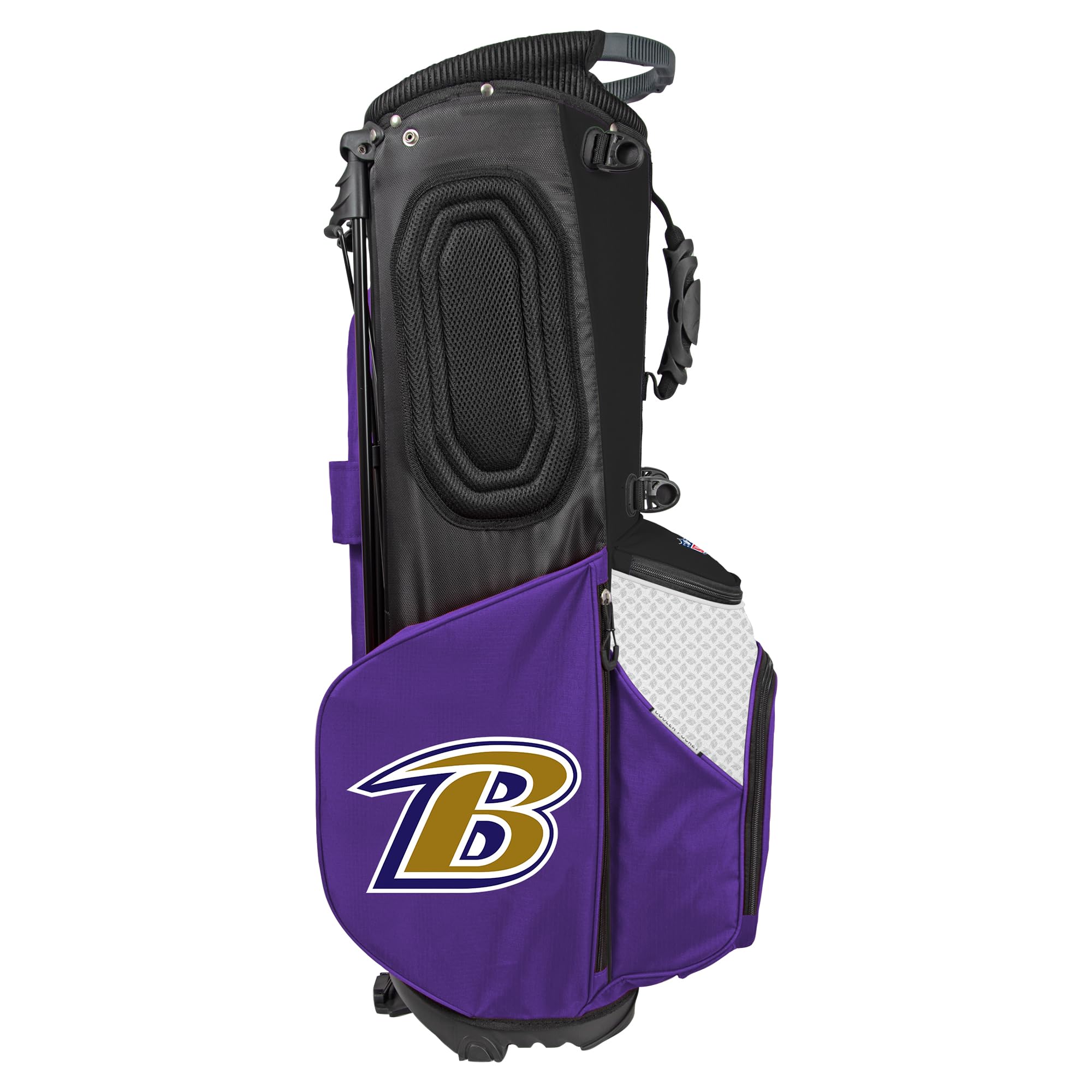 Team Effort Back Nine Stand Bag NFL Baltimore Ravens