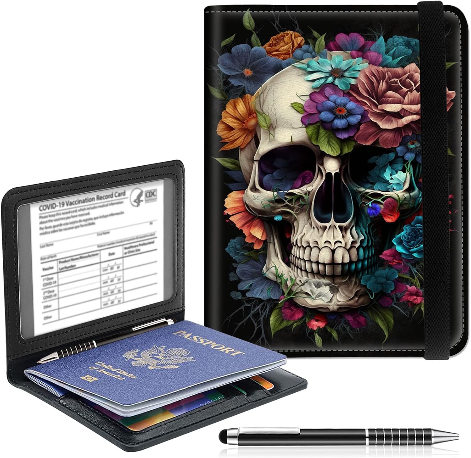 Passport and Vaccine Card Holder,RFID Blocking