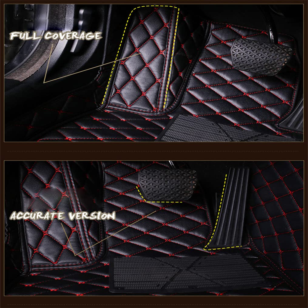 Tapis de Sol de Voiture pour BMW X1 E84 2009-2014 - Accessoires d'intérieur Toutes Saisons - Kaffee