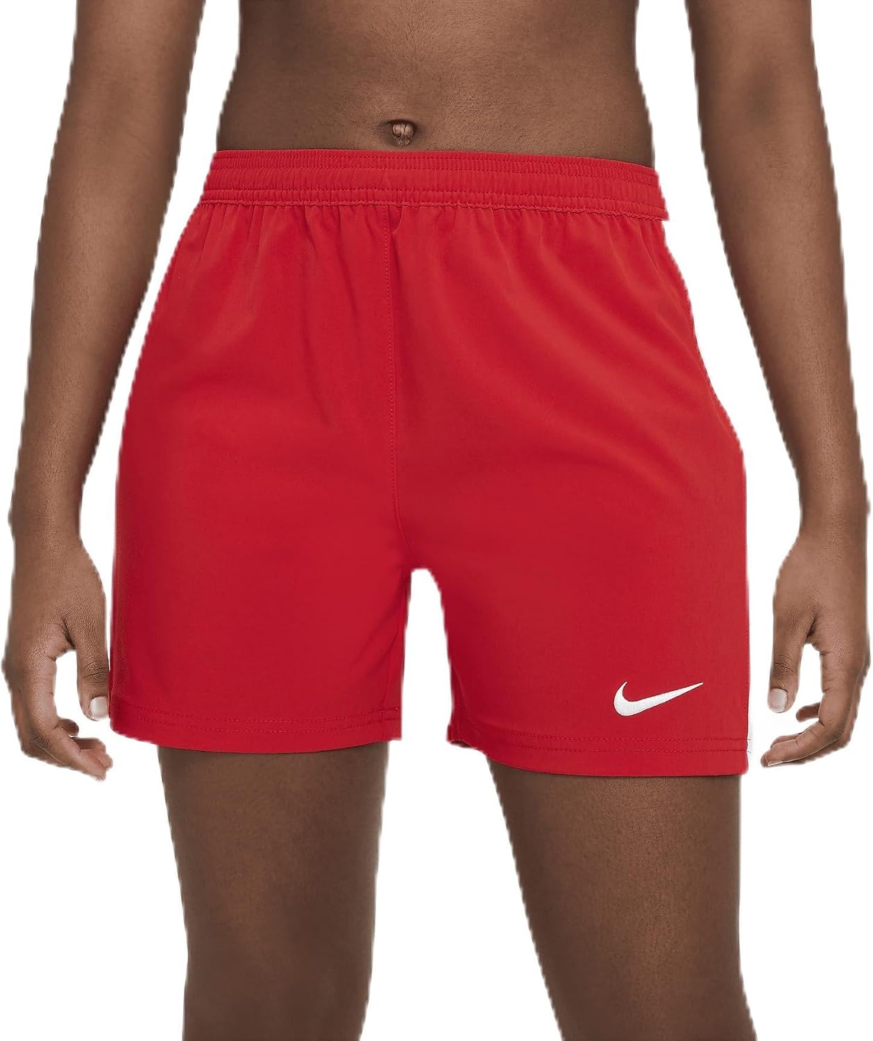 Nike Vapor Women's Flag Football Shorts (Team Scarlet/Team White/Team White, CV0213-657) Size X-Small