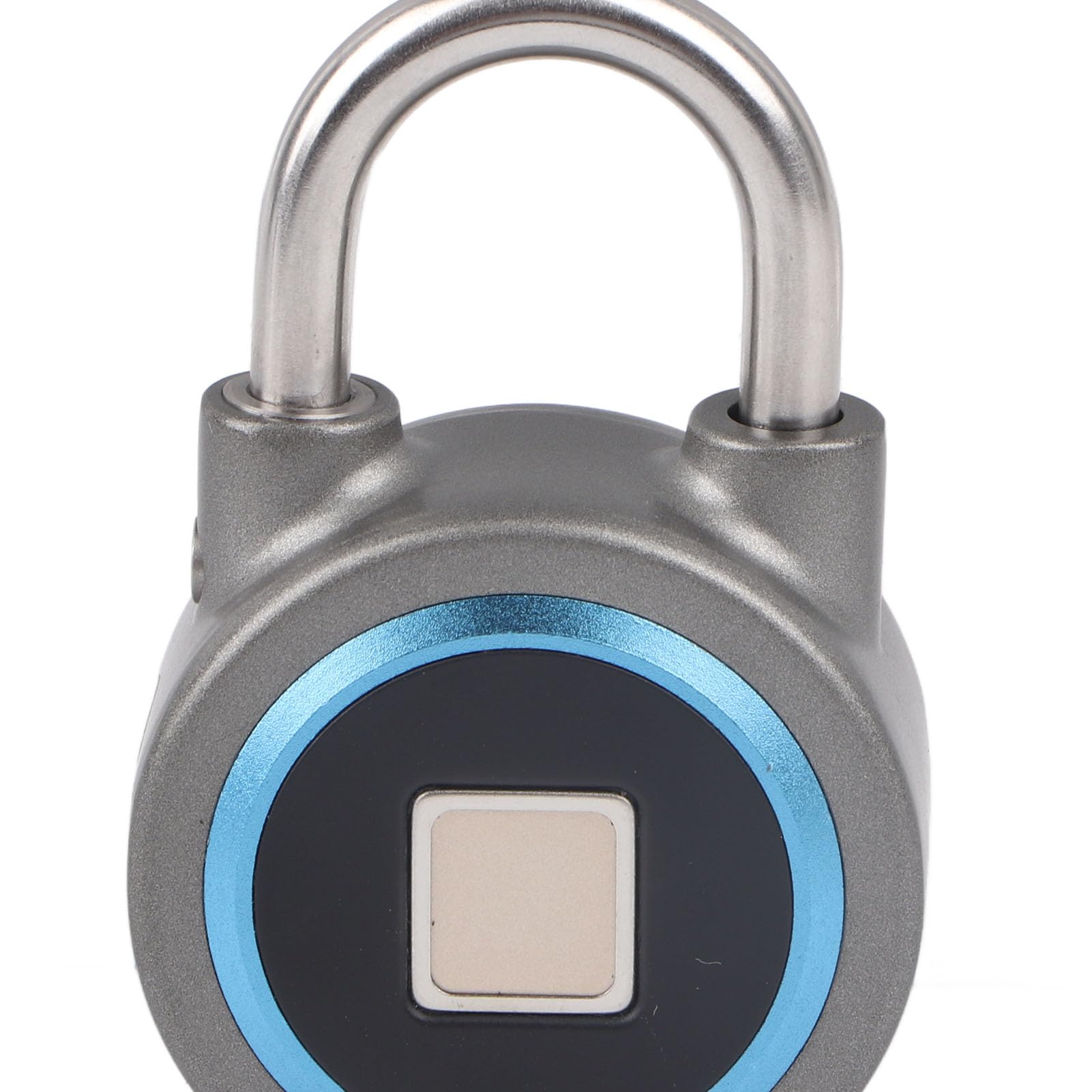 Candado con y Huella Dactilar, Desbloqueo Seguro para Taquilla, Oficina, Gimnasio, Resistente Al Agua IP65 para Control por Aplicación OKLOCK+ (BLUE)