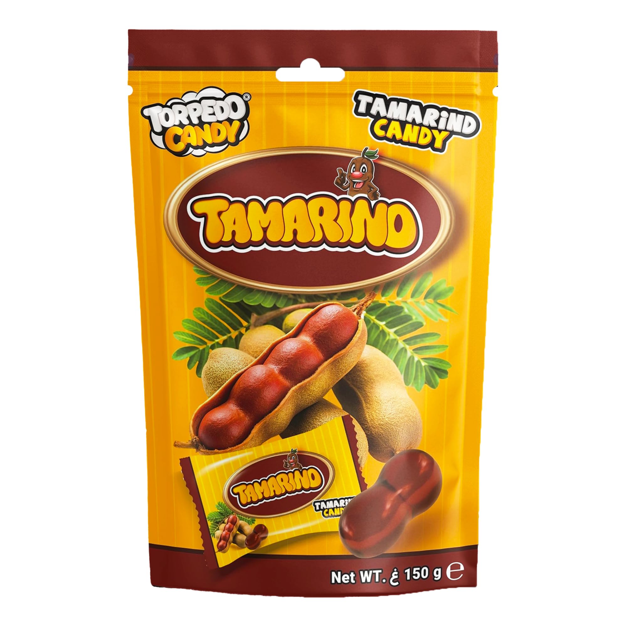 Torpedo Tamarind Candy 150g – Sweet & Tangy Flavored Treat – Perfect for Snacking, Parties & Gifting