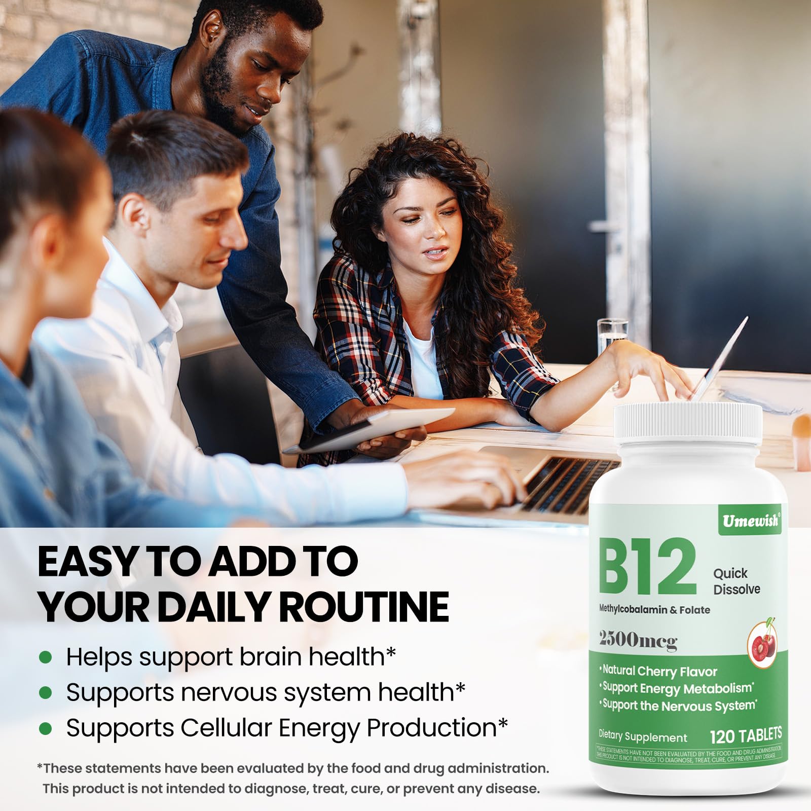 Vitamin B12 Methylcobalamin Sublingual 2500 mcg(4-Month Supply) — Amazon image 5