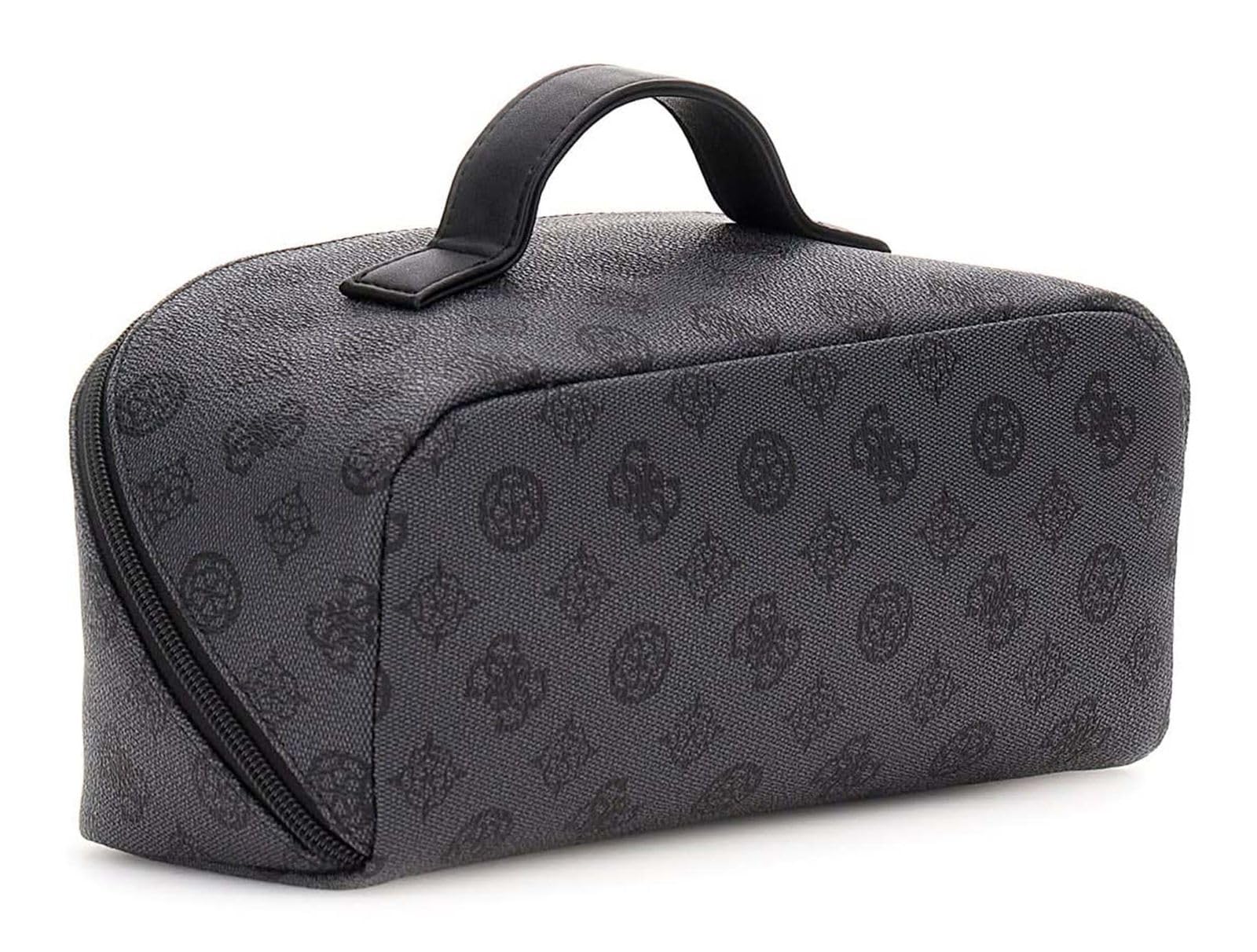 GUESS Kulturbeutel Wilder Cosmetic Travel Bag Charcoal dunkelgrau