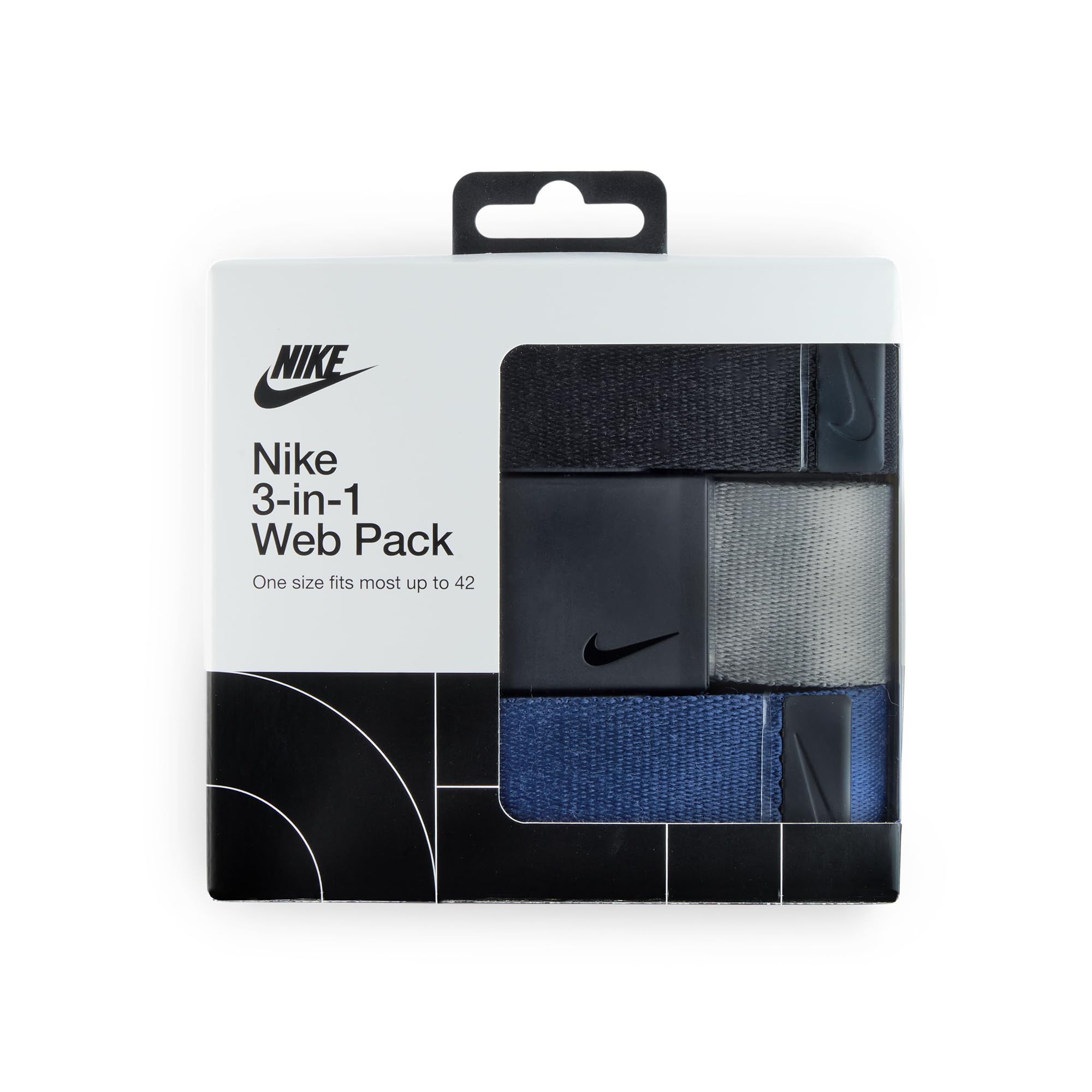 Nike Herren 3 Pack Web Belt Gürtel