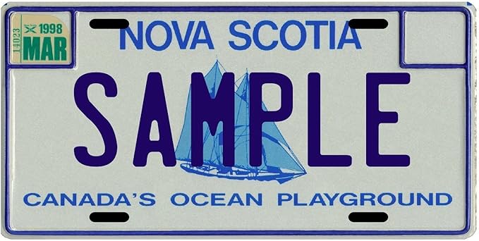 Best Nova scotia antique car plates with Original Part