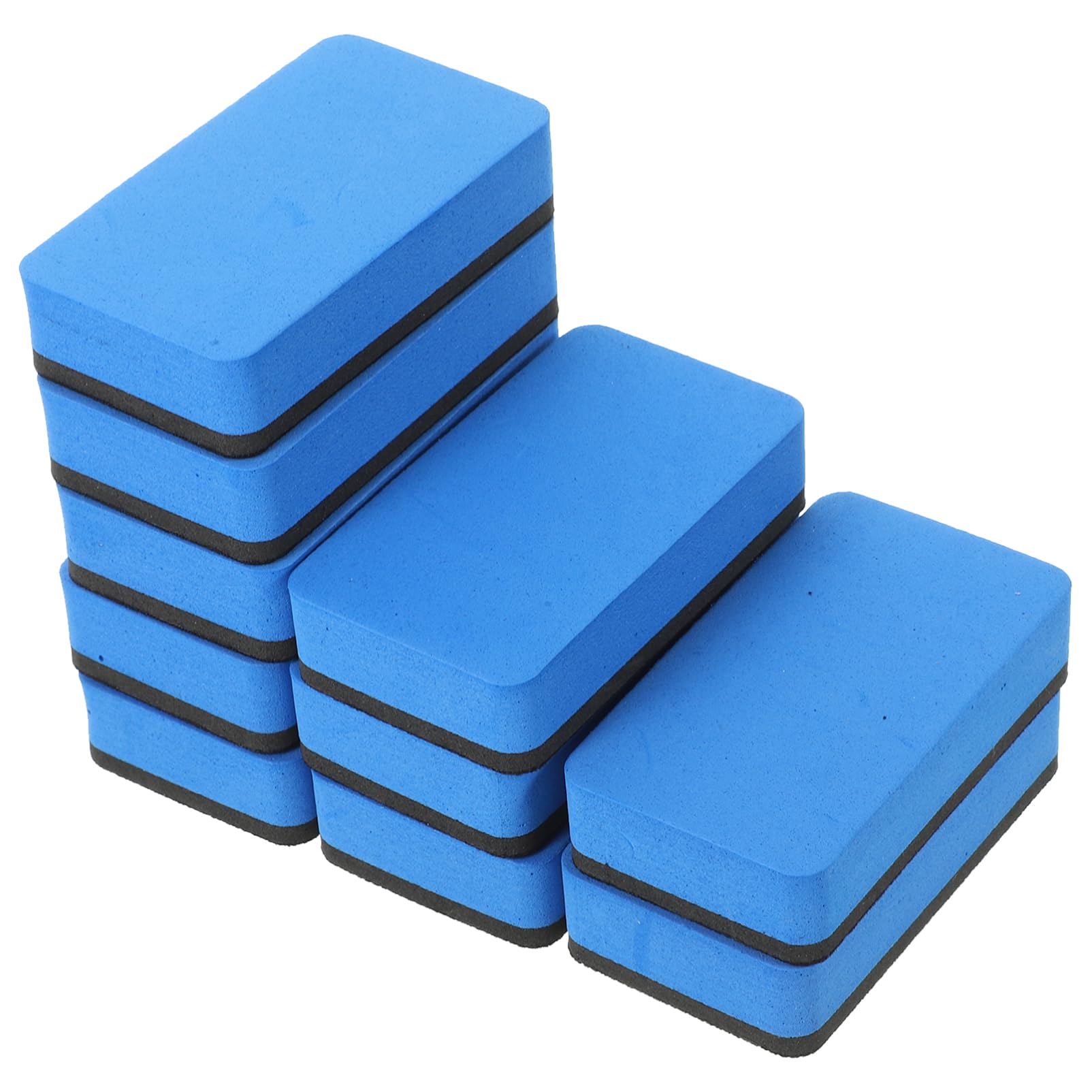 HOMSFOU 4 Sätze Magnetische Whiteboard Radierer Rechteckige Tafelwischer Für Büro Und Klassenzimmer Waschbare Und Ergonomische Reinigungstools Für Zuhause Und Schulungen 10 Stück * 4