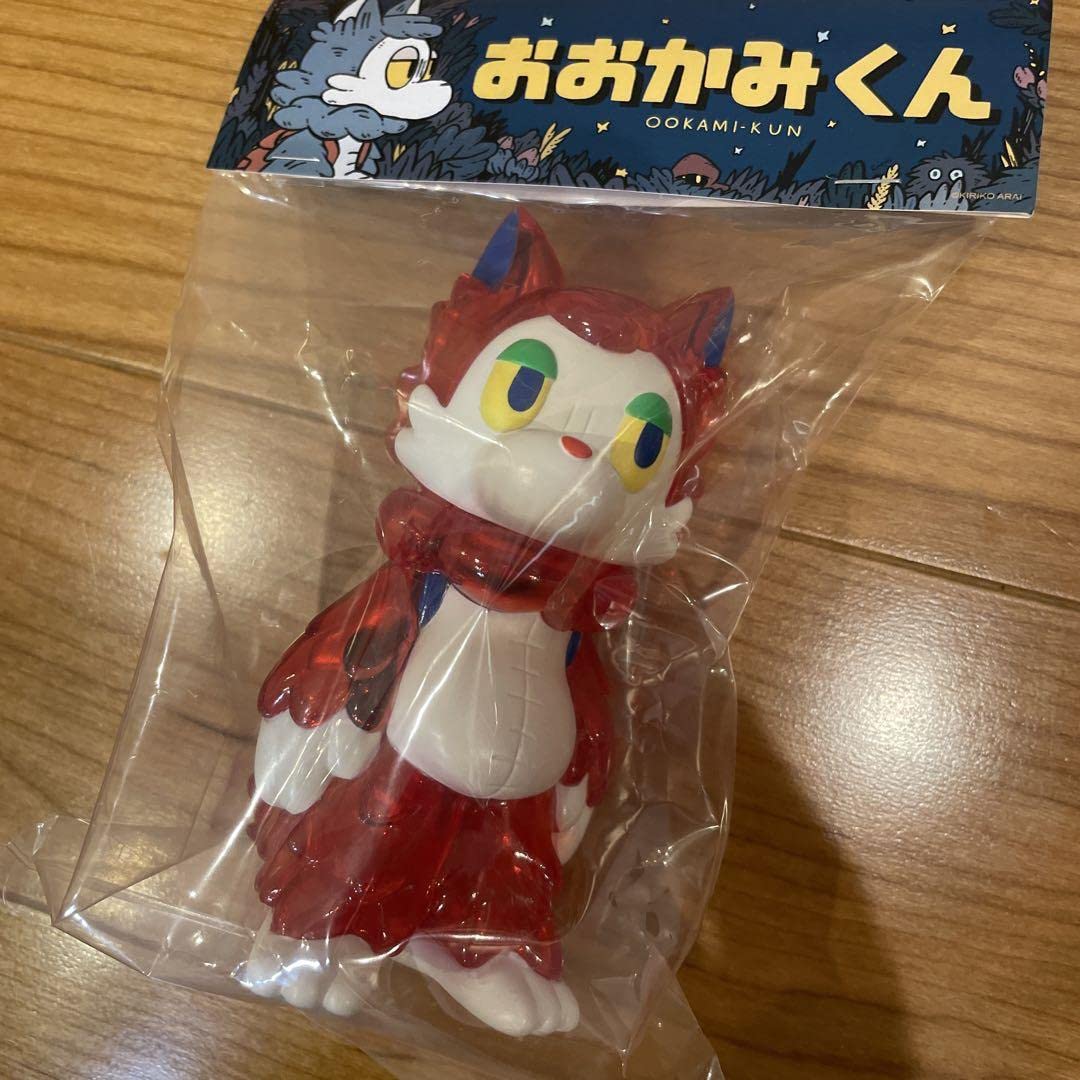 Amazon.co.jp: @おおかみくん@あらいきりこ@ゲームカラーブルー@ソフビ