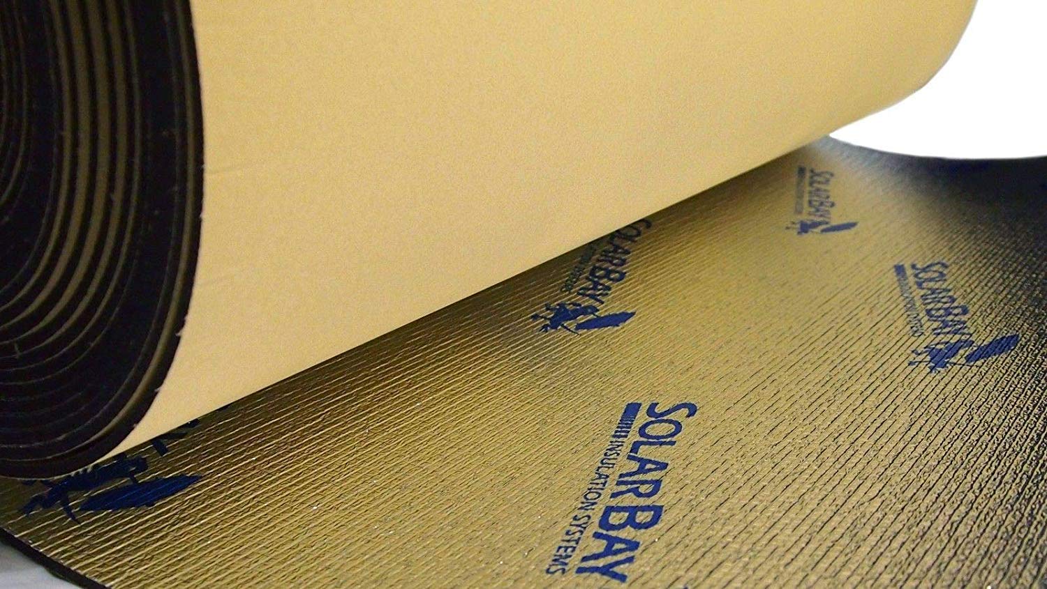 Solar Bay Self Adhesive Thermal and Acoustic XPEMP Foil Foam Insulation for Campers, Caravans, Motorhomes, Underlay and Household Use (XPEMP, 5m)
