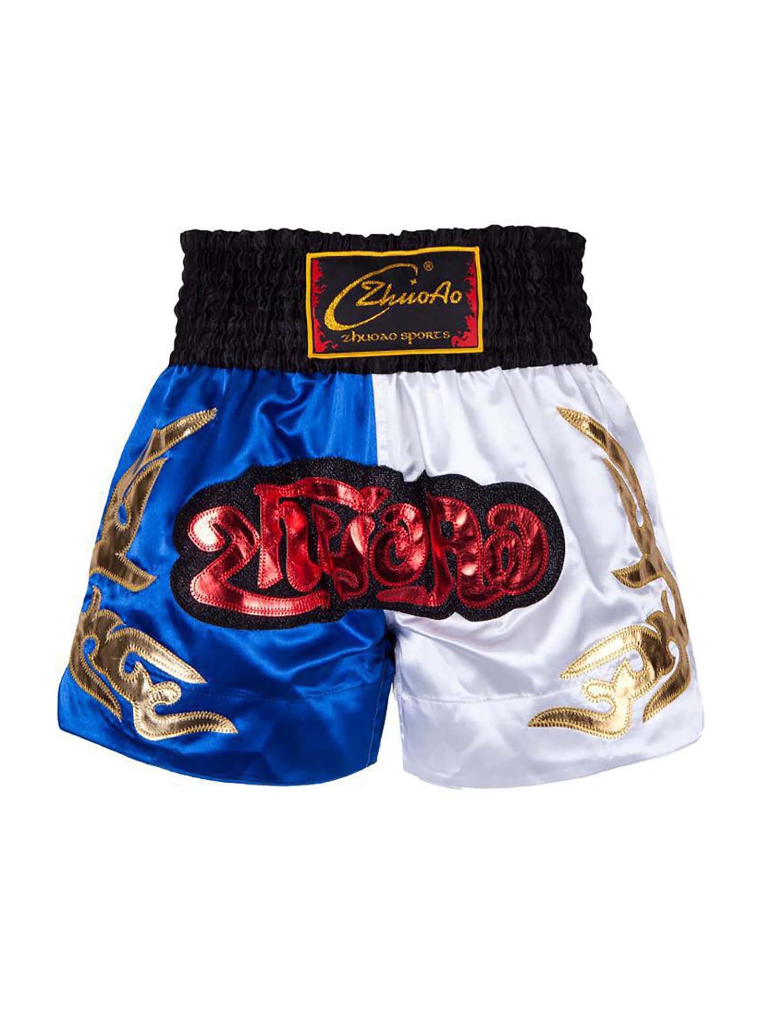 Linjinx Enfant Garçon MMA Shorts pour d'Entraînement Muay Thai Short de Boxe Pantalon Court Shorts Arts Martiaux Short Gymnastique Fitness Musculation 5-16 Ans