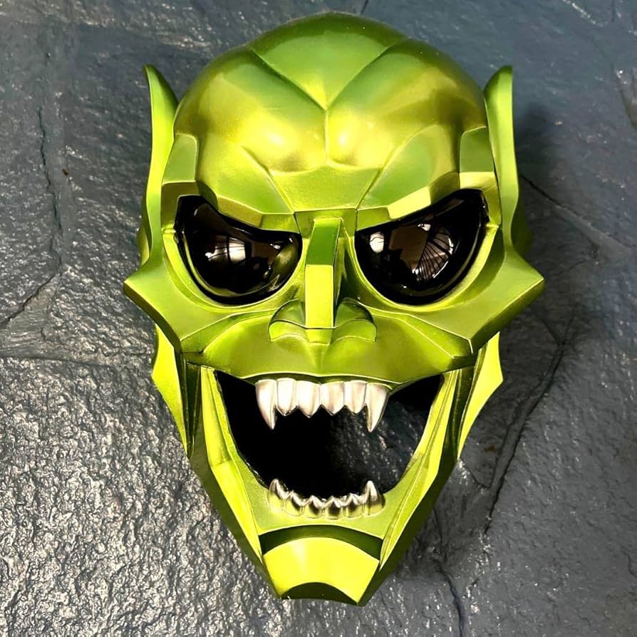 グリーンゴブリンのマスク(塗装なし) Amazon.co.jp: スパイダーM