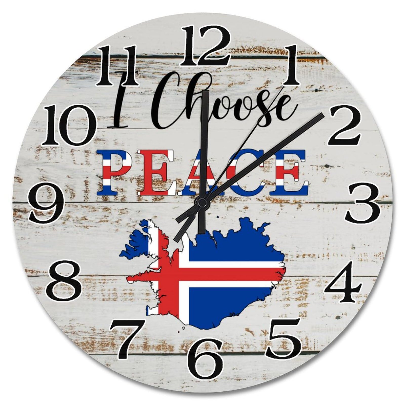 Horloge decorative Islande pour decoration chambre et salon