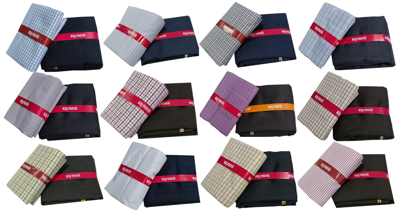 raymond fabrics Raymond Quick Style Men’s Shirt & Trouser Fabric Combo-12 | Premium Cotton Shirt & Poly-Viscose Pant | Formal Office Wear | Unstitched Fabric Set-picture-43