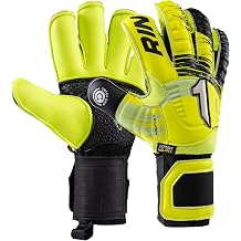 Rinat Egotiko Alpha-Pro Spines Goalkeeper Gloves Finger Support, Ergo-Roll Cut, German Latex Grip, Breathable Mesh, Adjustable Wrist Closure, Professional Soccer Goalie Gloves