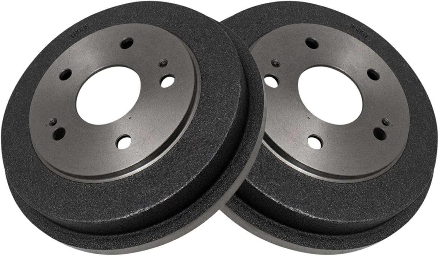 TRQ Rear Brake Drum Pair Set for 2006-2015 Honda Civic / 1997-2001 Honda CR-V / 2013-2014 Honda FIT