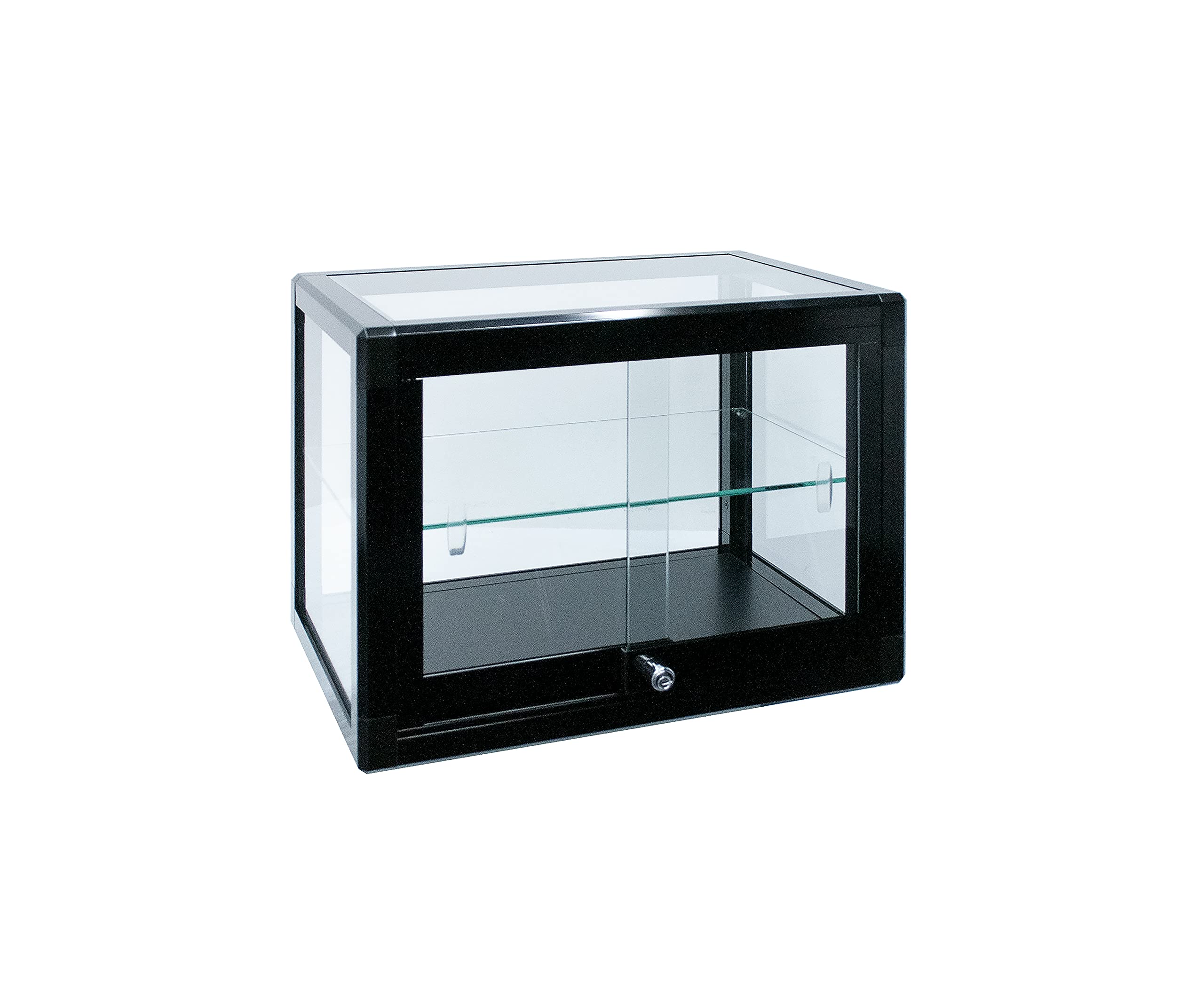 Amazon | ハヤノ産業 アルミフレーム小型ガラスショーケース EXCEED