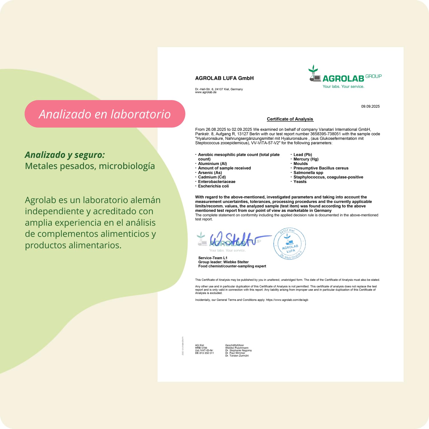 Ácido Hialurónico Puro Vegavero | La Dosis más Alta: 600 mg | Libre de Aditivos & Vegano | 90 Cápsulas | Natural de Fermentación | 800-1500 kDa | Hidratante facial + Articulaciones…