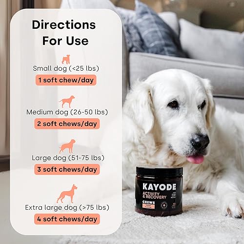 Miniatura 8 de Articulaciones y recuperación: masticables 2 en 1 para articulaciones y músculos. Ayuda a reducir el dolor y aumentar la actividad diaria. Ayuda con