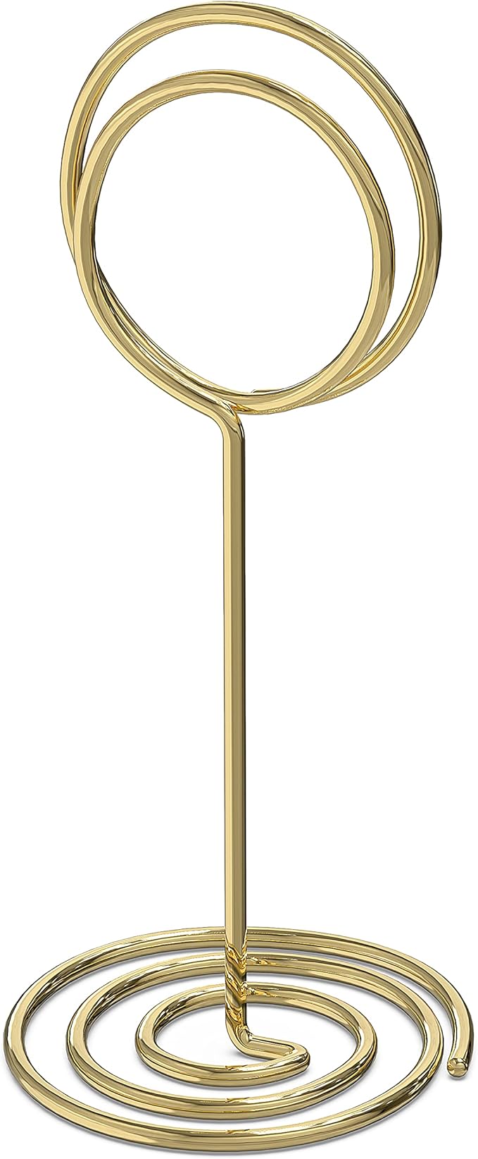 10 Pack Table Number Holders for Wedding Gold Place Card