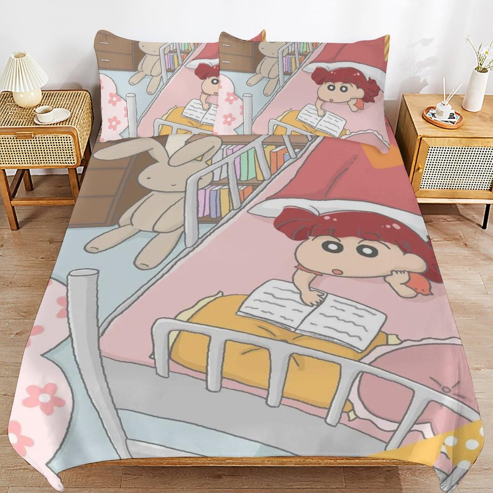 Amazon｜クレヨンしんちゃん 布団カバー 3点セット 枕カバー シーツ