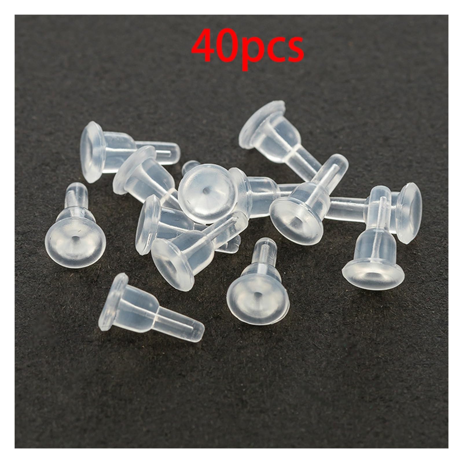 20 Pcs Ohrringverschlüsse Ohrstecker-verschlüsse Silikon-Ohrring