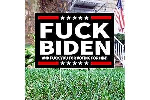 Probsin Anti Biden Yard Sign: Bold Statement, Double-Sided Display