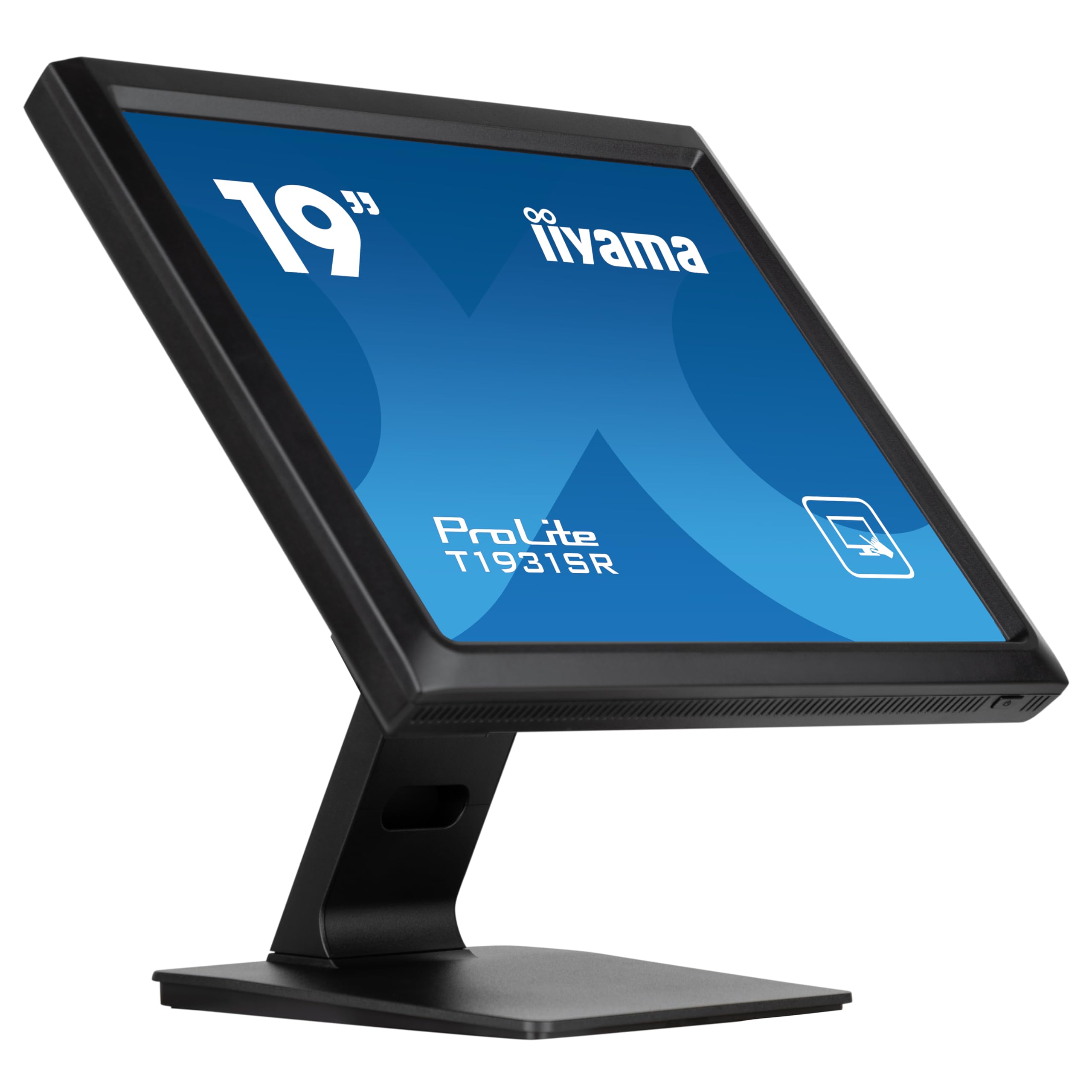 iiyama Prolite T1931SR-B1S 48 cm 19" monitor LED IPS SXGA Single Touch resistiv VGA HDMI DP IP54 czarny