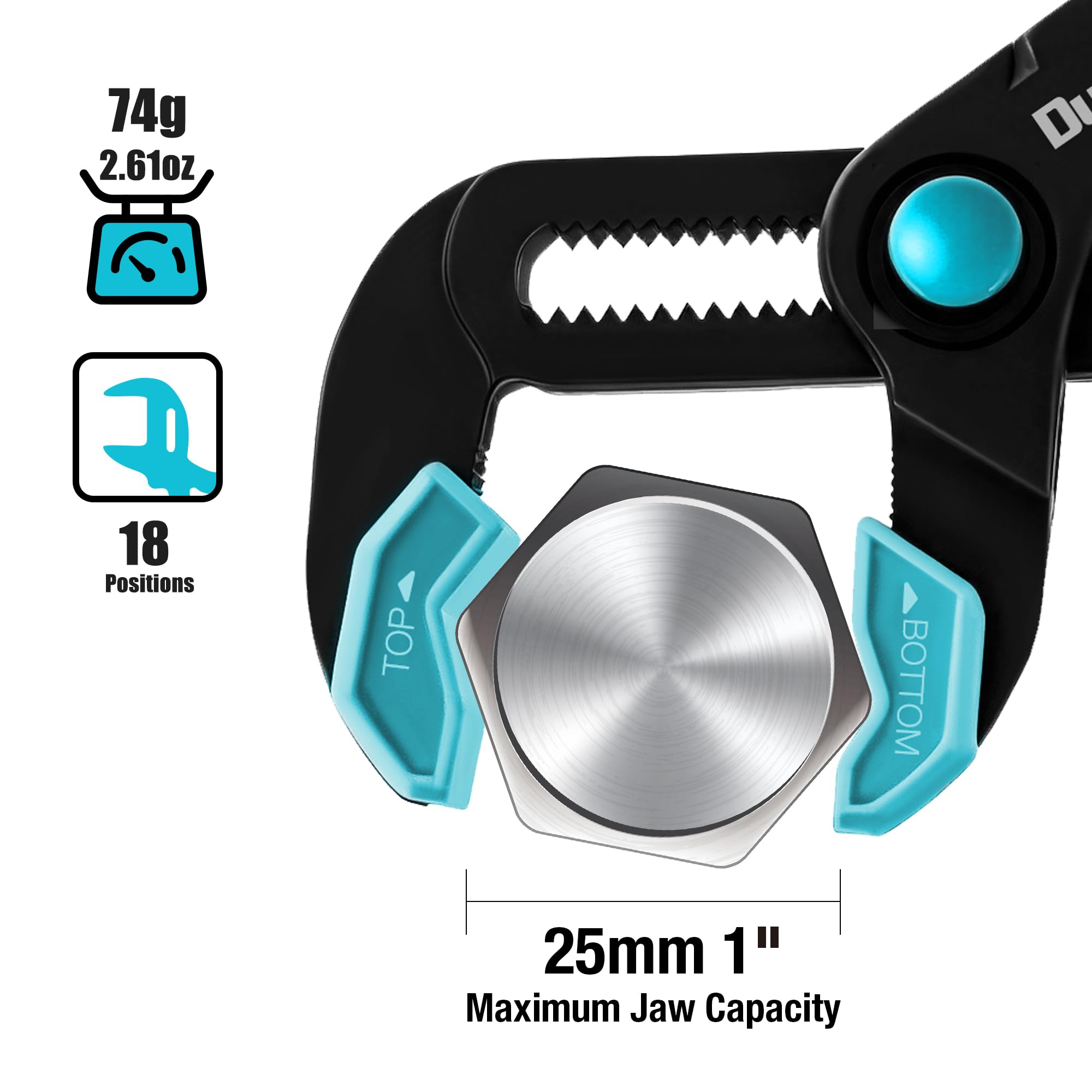 DURATECH Mini Pliers - Gripping Power -6