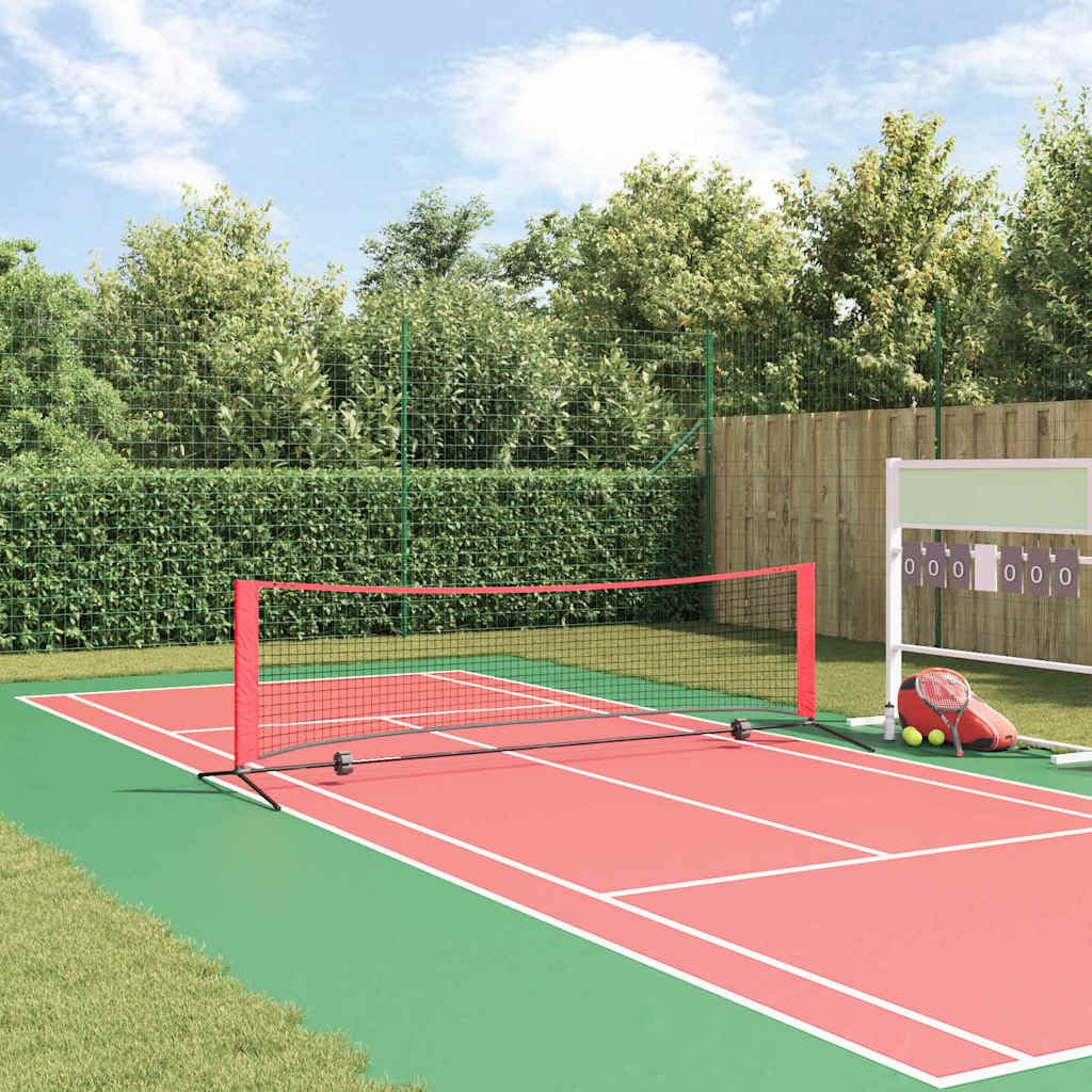 Tennisnetz 301 x 90,5 x 87 cm Faltbar mit Tragetasche für Garten Park und Indoor, Tragbares Sportnetz aus Polyester