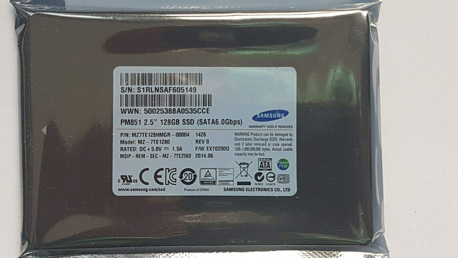 SSD SATA 128 Go MZ-7TE1280 stocker documents PC reconditionné - 2