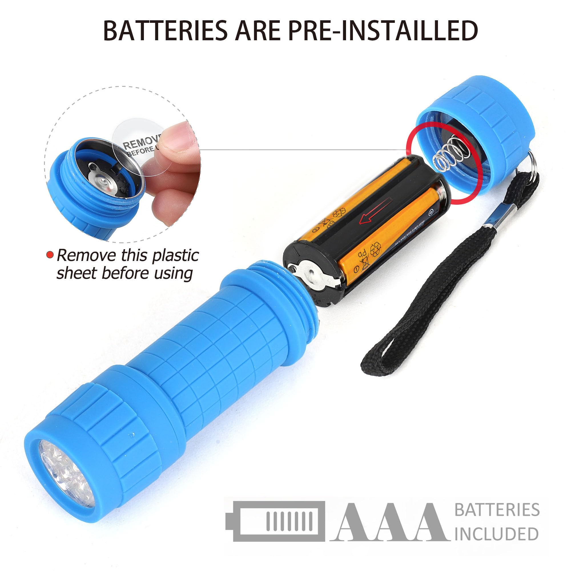 FASTPRO 30er-Pack Mini-Taschenlampen-Set