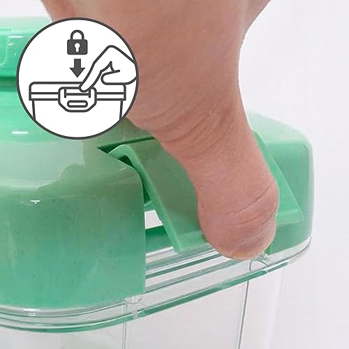 Miniatura 6 de Contenedor rectangular Tsukemono para hacer pepinillos instantáneos, fabricado en Japón, sin BPA (verde, 0.8 litros)