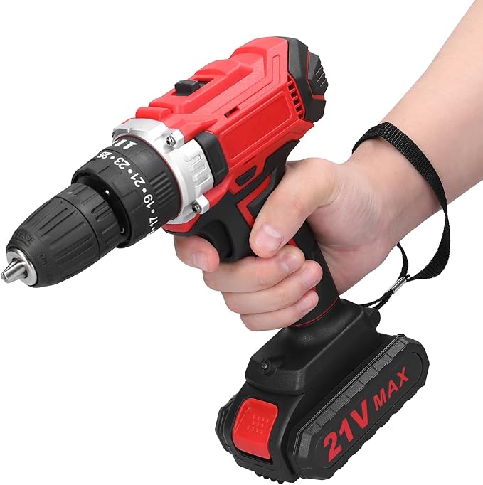 Taladro Eléctrico 21V Garosa con Batería de Litio miniatura 8