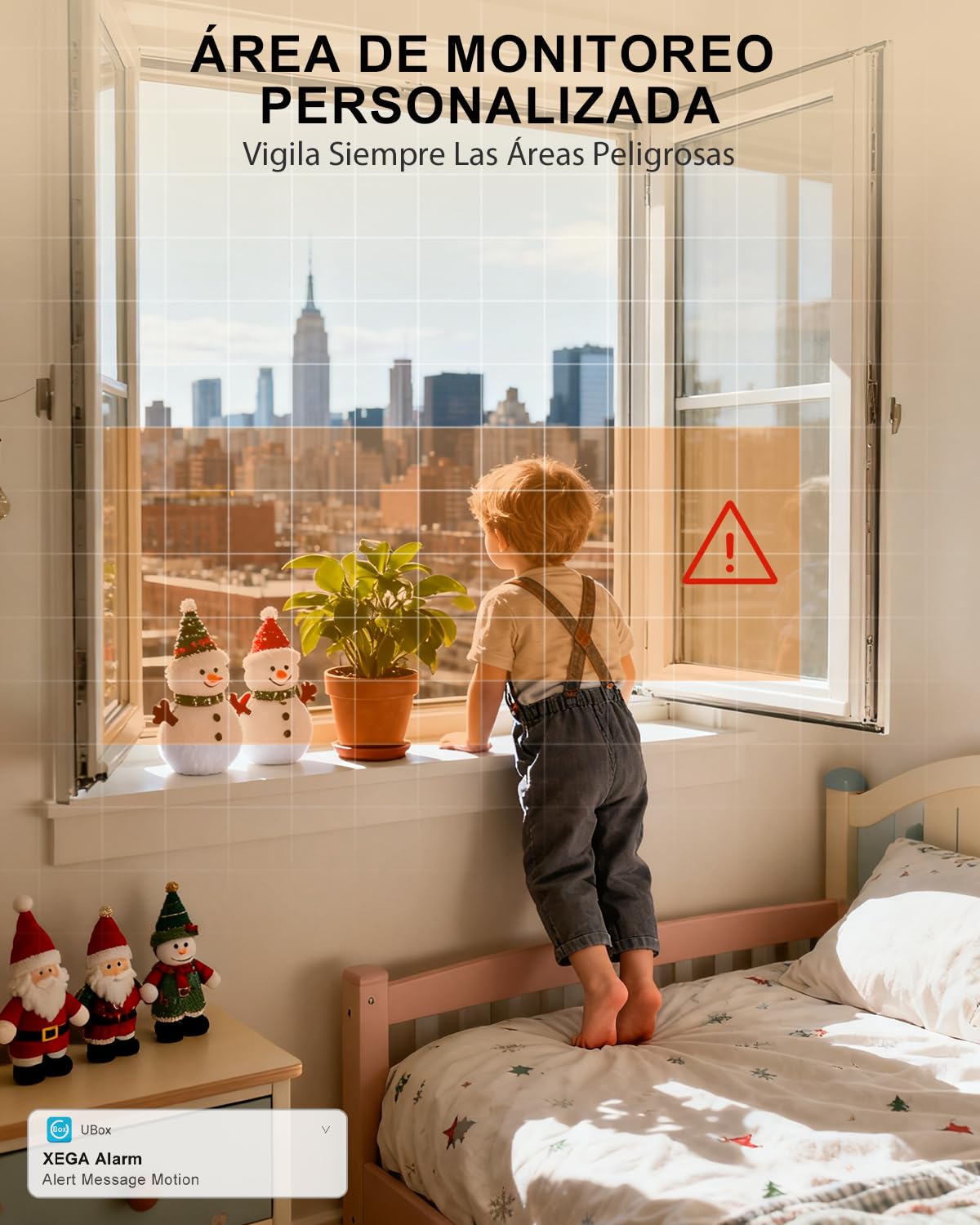 Xega 4G Cámara Vigilancia Interior con Tarjeta SIM,24/7 Grabación Continua Camara sin Wi-Fi,355°P 60° T, 2K Visión Nocturna,Detección PIR,Audio Bidireccional,TF & Cloud,Personas/Mascotas/Ancianos