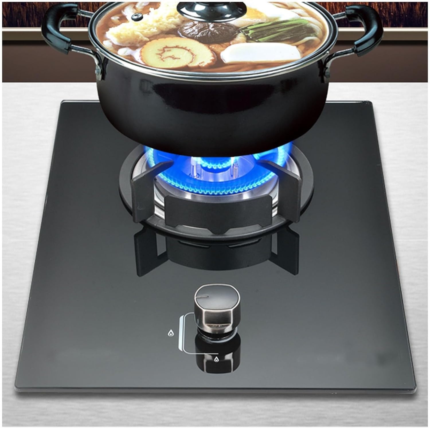 Estufa Portátil a Gas con 1 Quemador, 4.0KW, Vidrio Templado