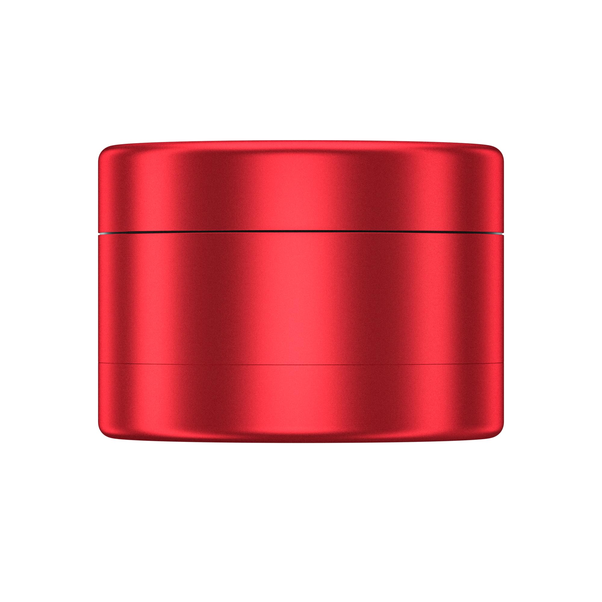 Premium Grinder édenté Hollywood | Édenté | Aluminium de qualité aérospatiale | 4 parties | Moulin (Mill) à herbes (Flower) | Comprend un tamis fin, un compartiment pour pollen (Rouge