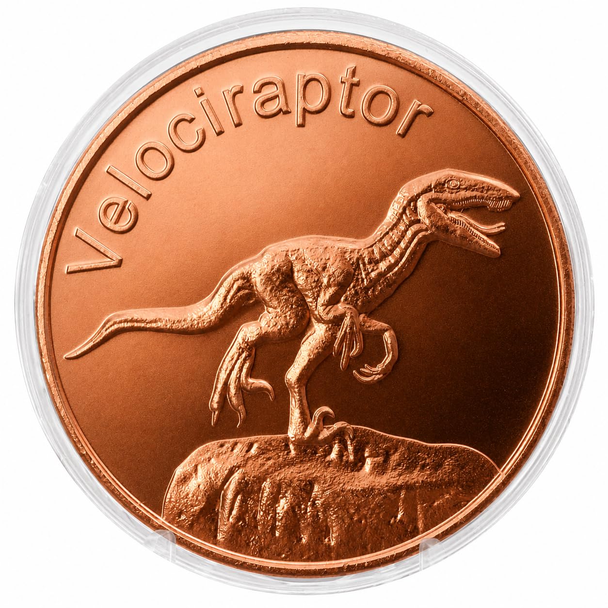 Amazon.com: Velociraptor Prehistoric Dinosaur - 1 oz .999 Pure