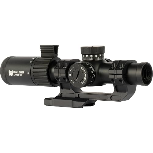 Monstrum Challenger Micro 1-6x LPVO Scope | with HD Glass and Deadlock Scope Mount