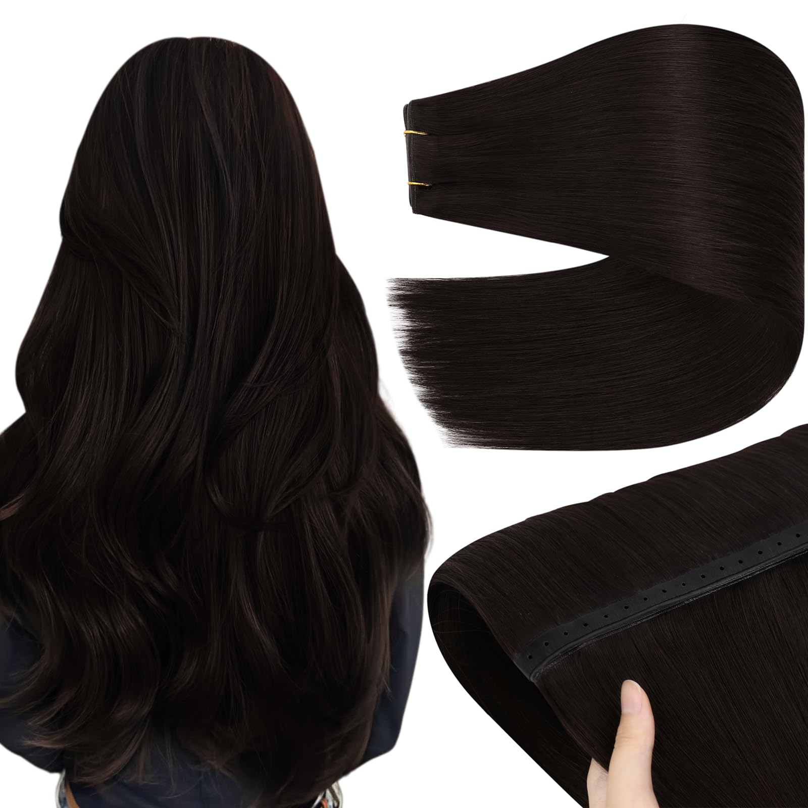 YoungSee 100g Dark Brown Butterfly Weft