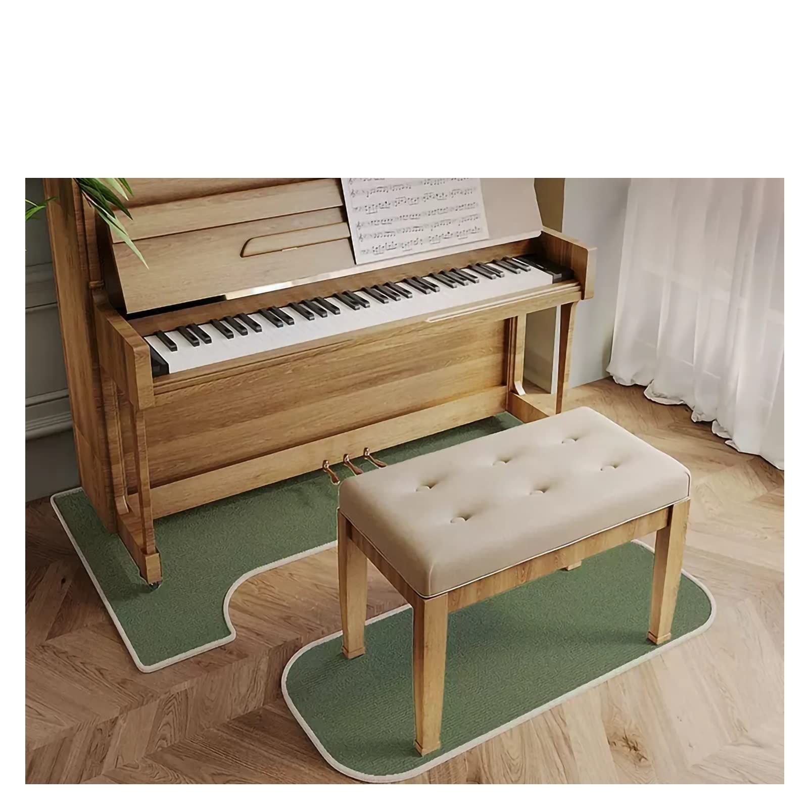 Copertura per pianoforte verticale, isolamento termico, a prova di umidità, insonorizzante, per ridurre il rumore e assorbire gli urti